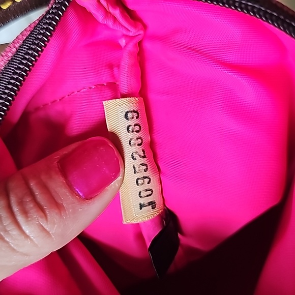 Dooney & Bourke Pink Zebra Stripe Crossbody Bag - Picture 6 of 14